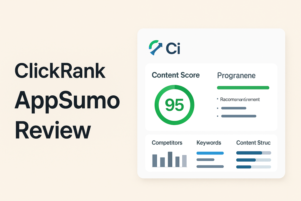 Clickrank appsumo review